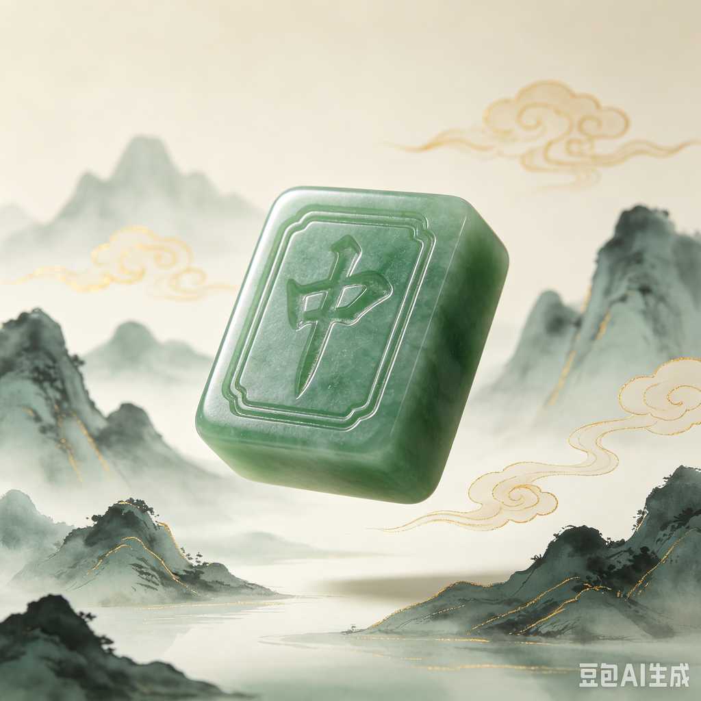 custom logo printed mahjong tiles